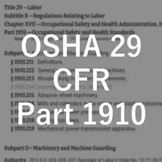 OSHA 29 CFR Part 1910